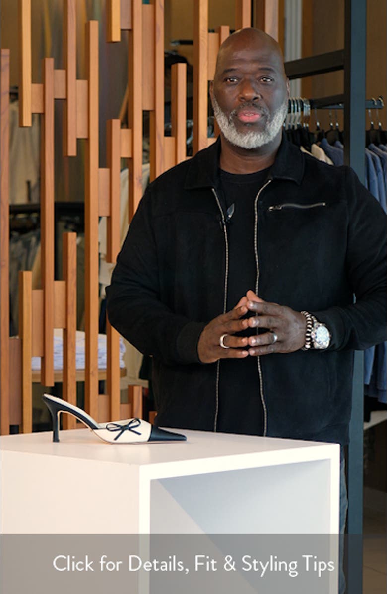 Shirley Pointed Cap Toe Mule, sales video thumbnail