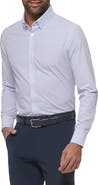 Mizzen+Main Leeward Microprint Stretch Performance Button-Down Shirt