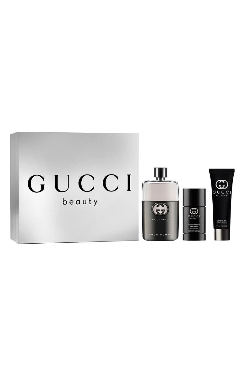 Gucci Guilty Pour Homme Eau de Toilette Gift Set, Main, color,