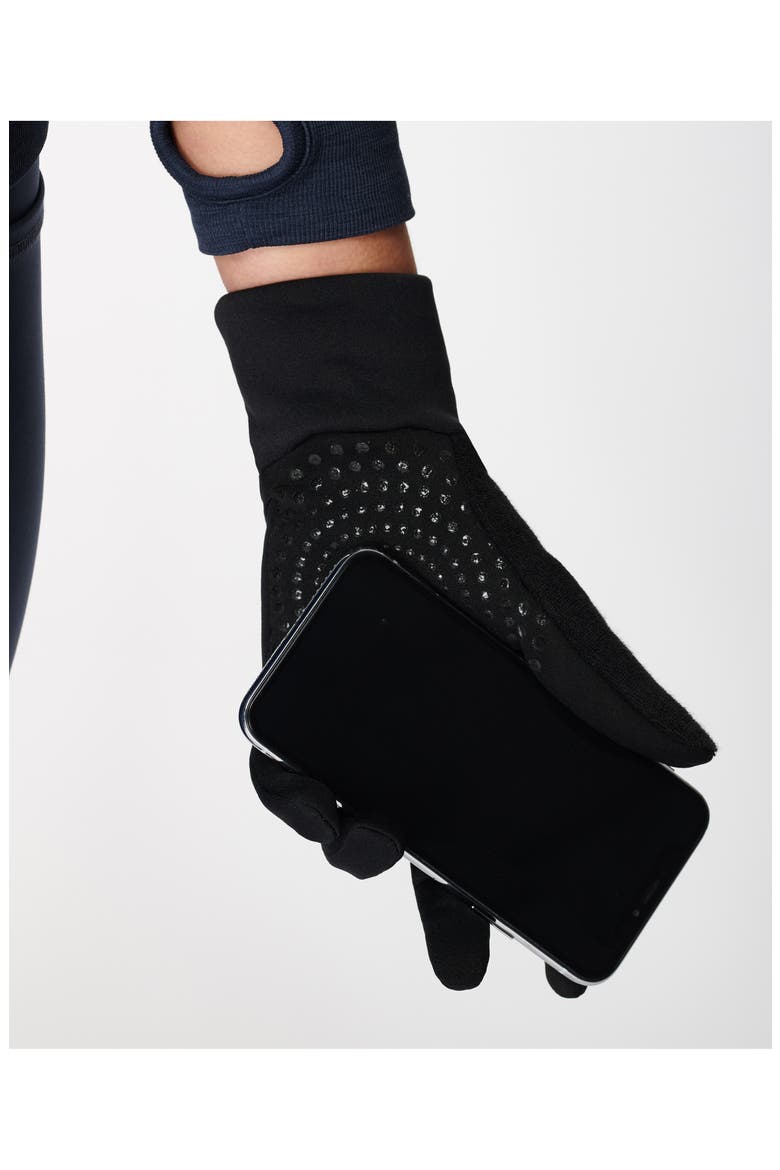 Run Gloves, Alternate, color, BLACK