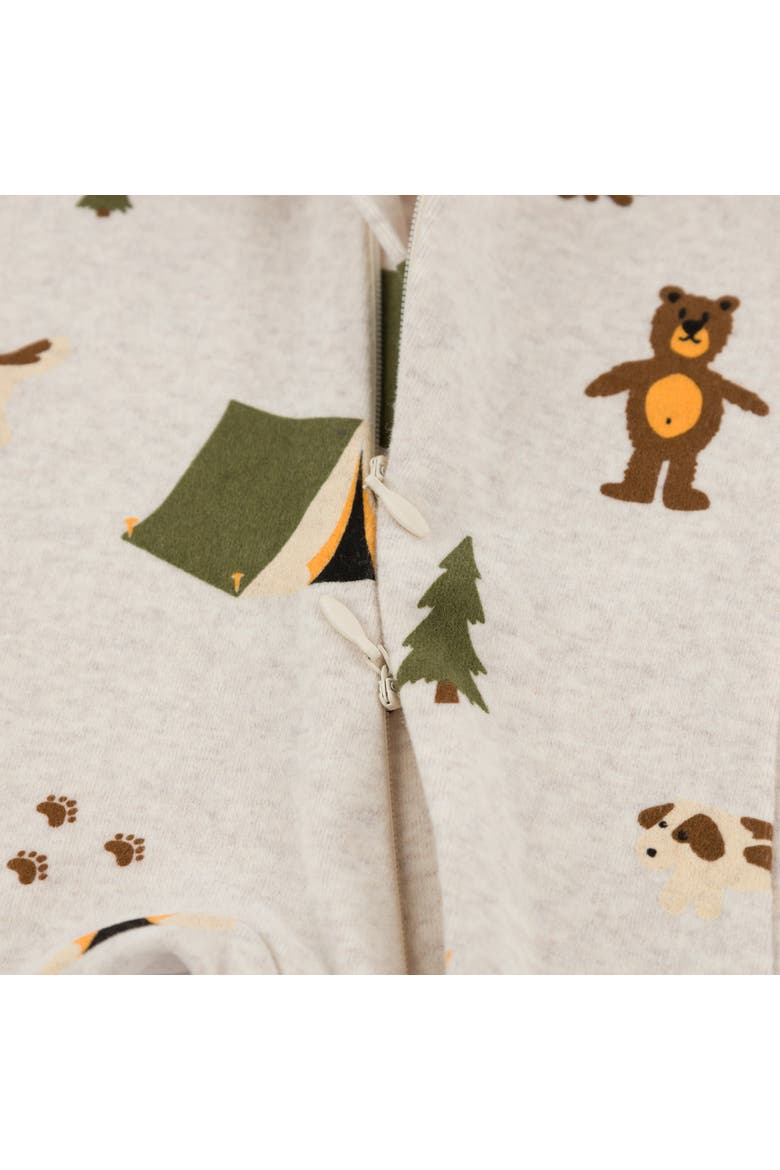 Camping Footie- Infant, Alternate, color, Malt