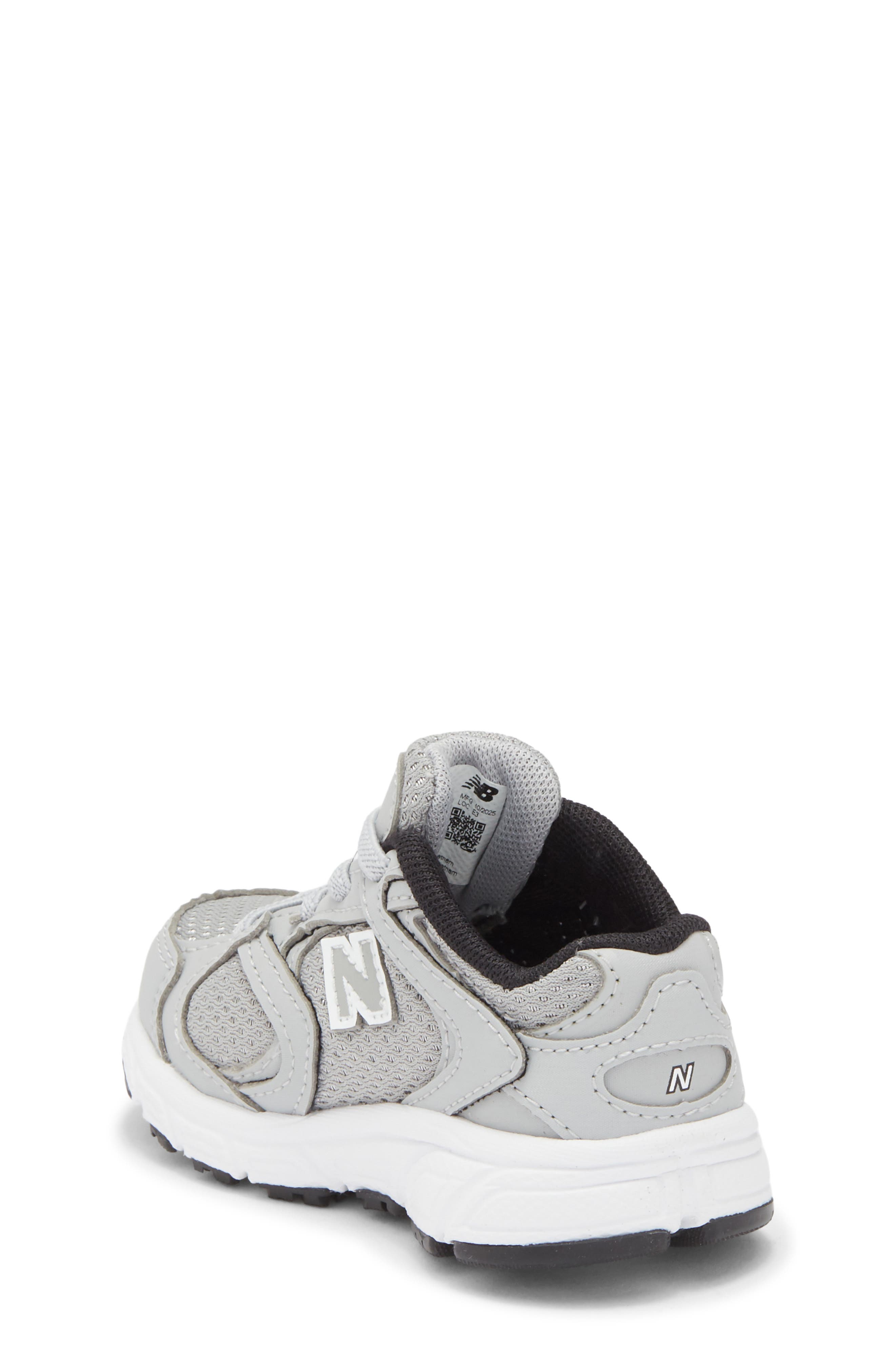 New Balance Kids' 408 Running Shoe, Alternate, color, Raincloud/ Silver Metallic