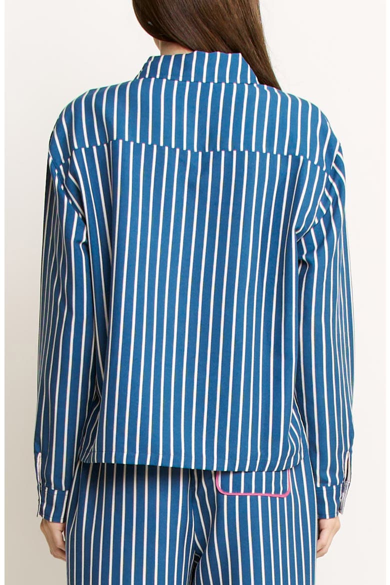 Brunch Date Button-Up Shirt, Alternate, color, PACIFIC STRIPE