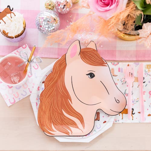 Daydream Society Pony Tales Pony Head Large Plates In Assorted Pre-pack