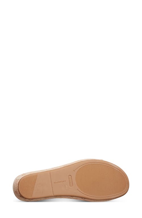 Shop Rockport Aubriella Platform Slide Sandal In Medium Natural