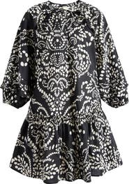 MELLODAY Print Poplin Minidress