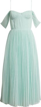 Chelsea28 Cold Shoulder Chiffon Cocktail Dress
