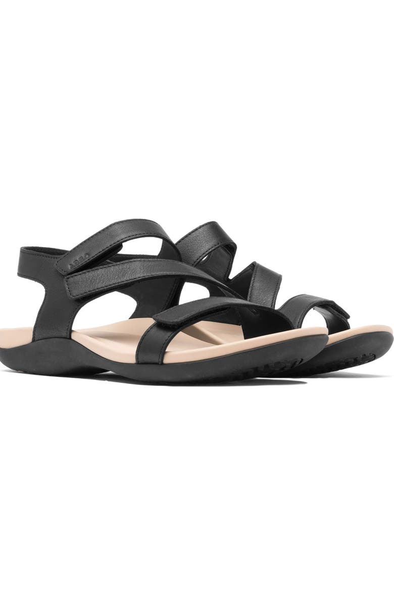 ABEO Oasis Sandal, Alternate, color, Black - Metatarsal