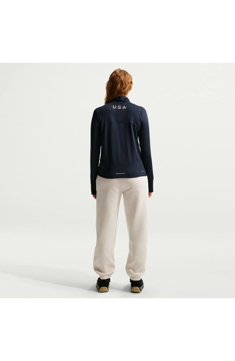 Nike Women's Nike ACG  Navy Team USA Element Dri-FIT Half-Zip Jacket, Alternate, color, Navy