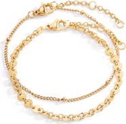 Mint & Lily Poppy Stacking Bracelet Set