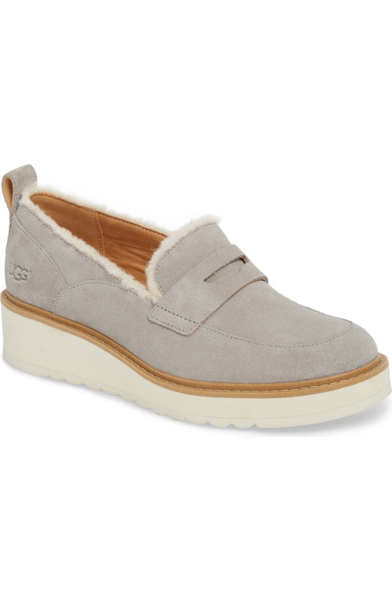 UGG<sup>®</sup> Atwater Spill Seam Wedge Loafer, Main, color,