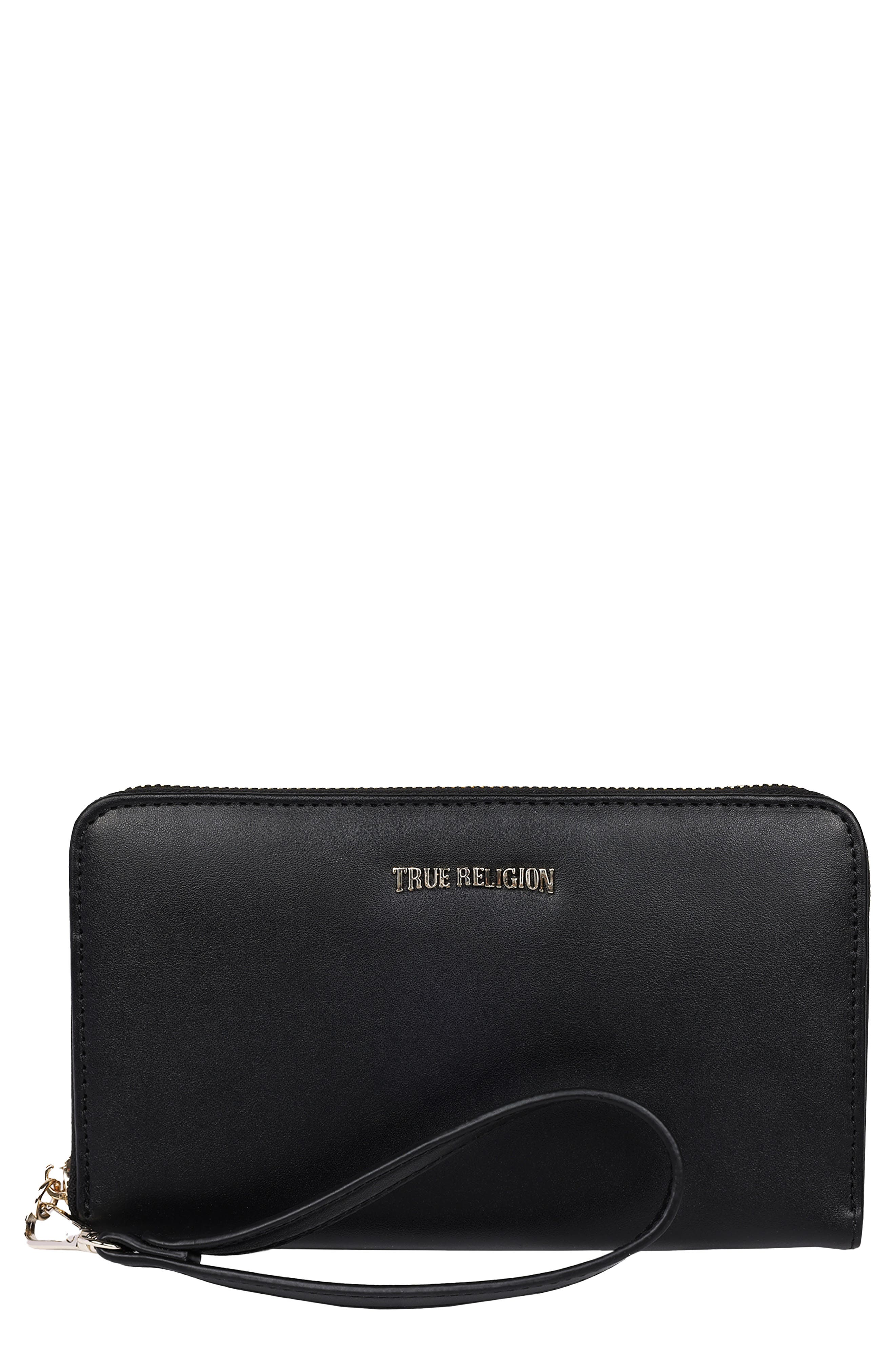 True Religion East/West Logo Wristlet