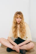 H&M Cotton-blend blouse