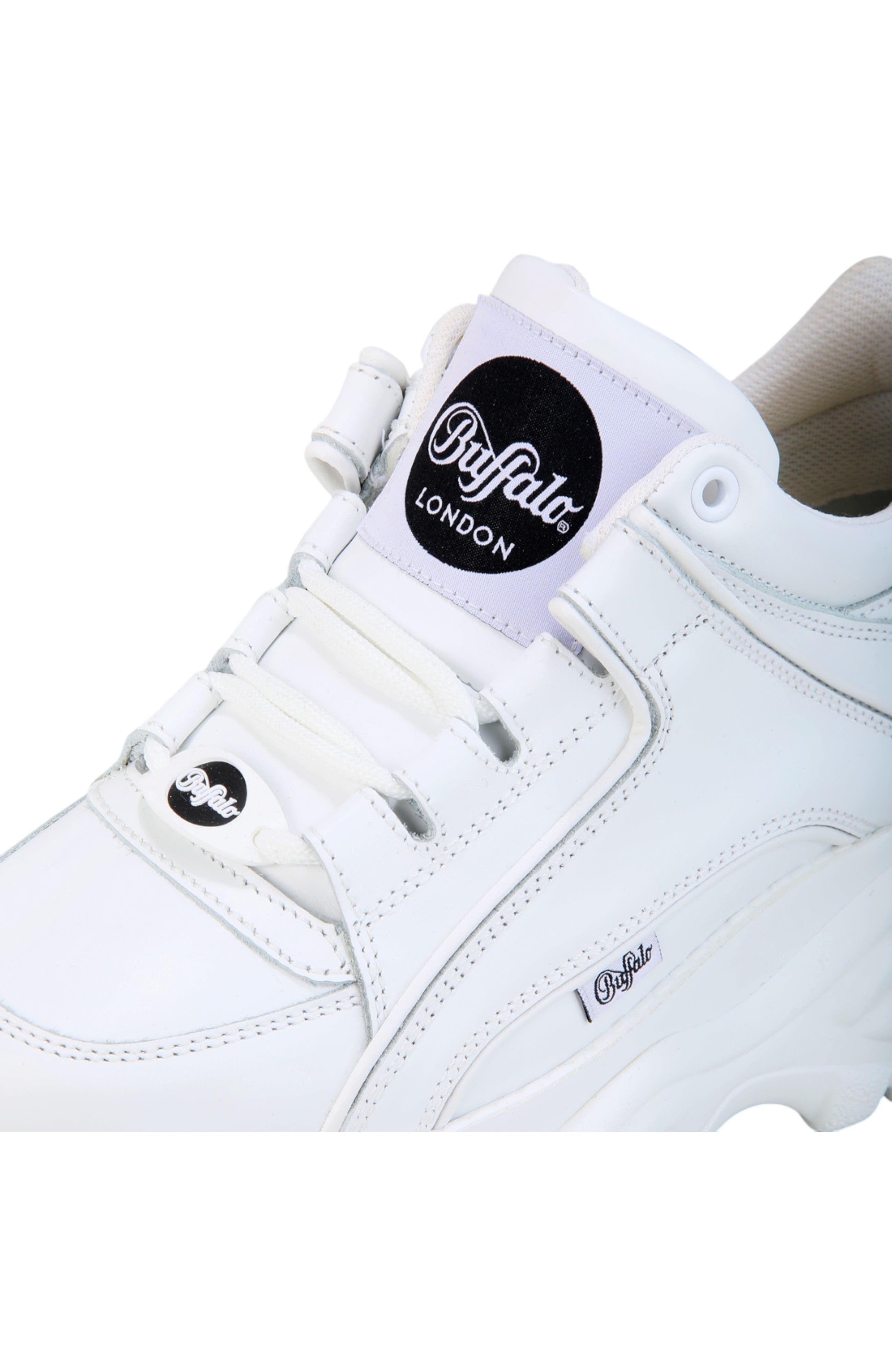 Classic Low Leather Shaft Height Sneaker, Alternate, color, White