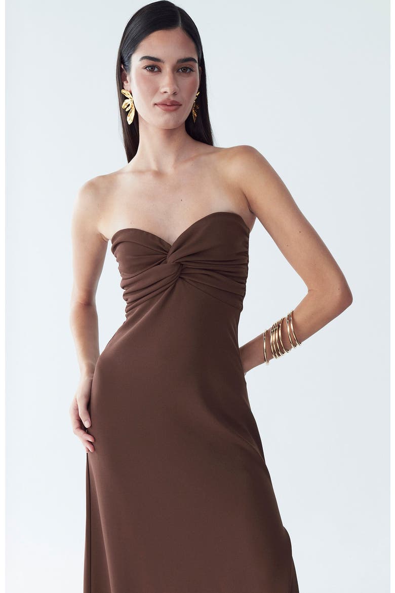 Chase Maxi Dress, Alternate, color, Chocolate