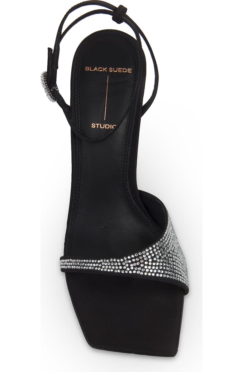 BLACK SUEDE STUDIO Jordan Ankle Strap Sandal, Alternate, color,