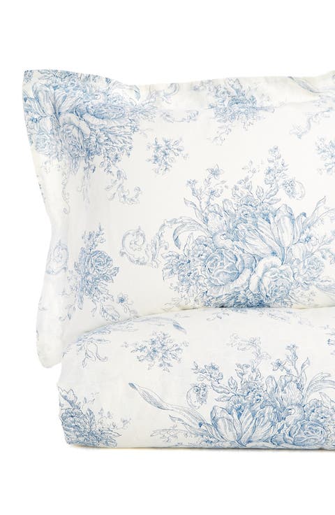 400 Thread Count Cotton Toile Duvet Set
