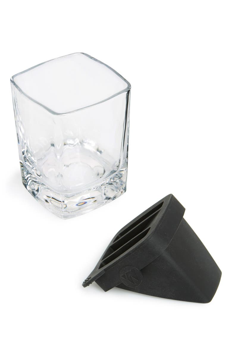 Corkcicle 'Whiskey Wedge' Double Old-Fashioned Glass, Alternate, color, 