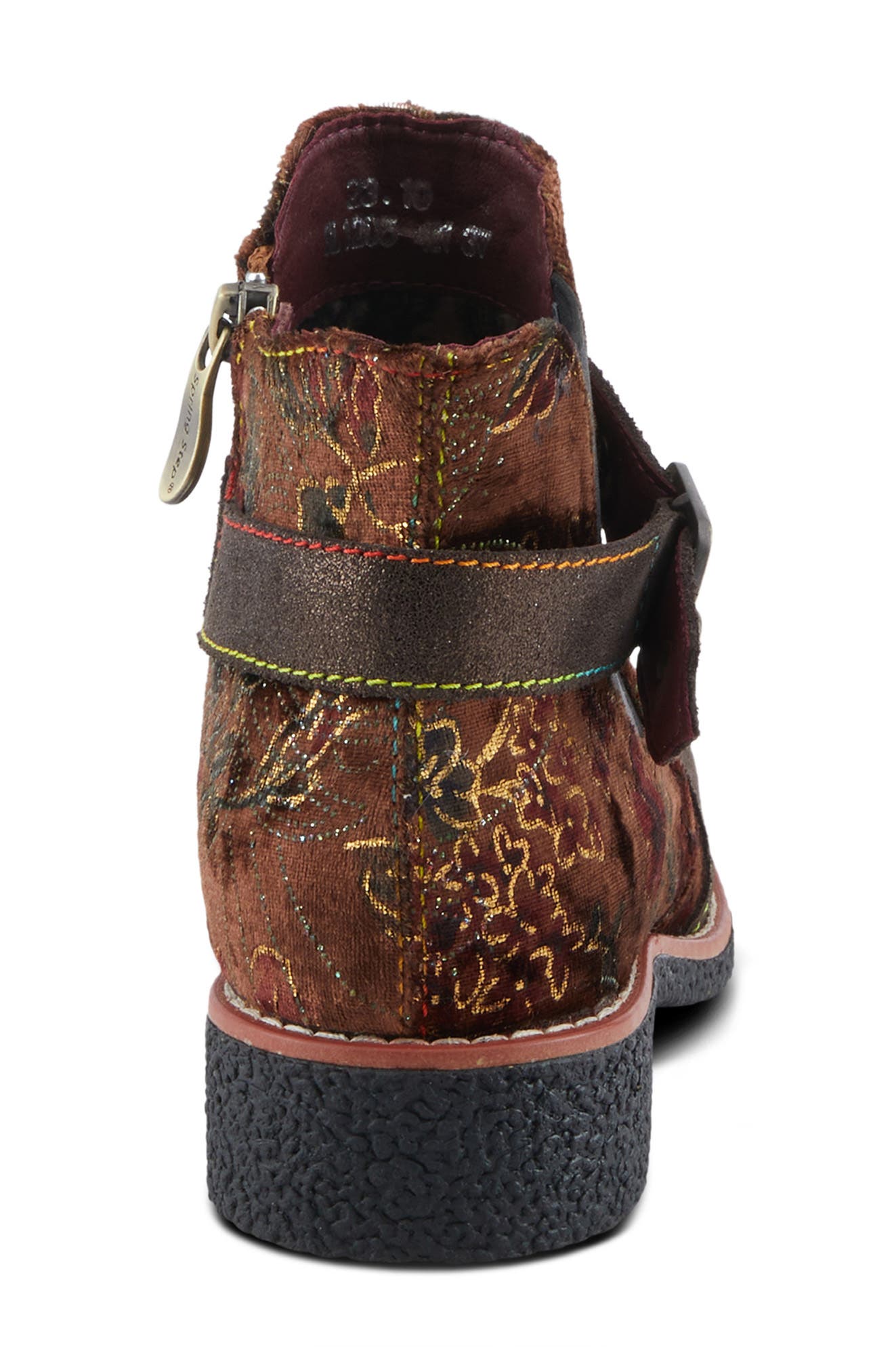 L'Artiste by Spring Step Airies Bootie, Alternate, color, Bronze Multi