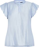 City Chic Lorelai Flutter Sleeve Top