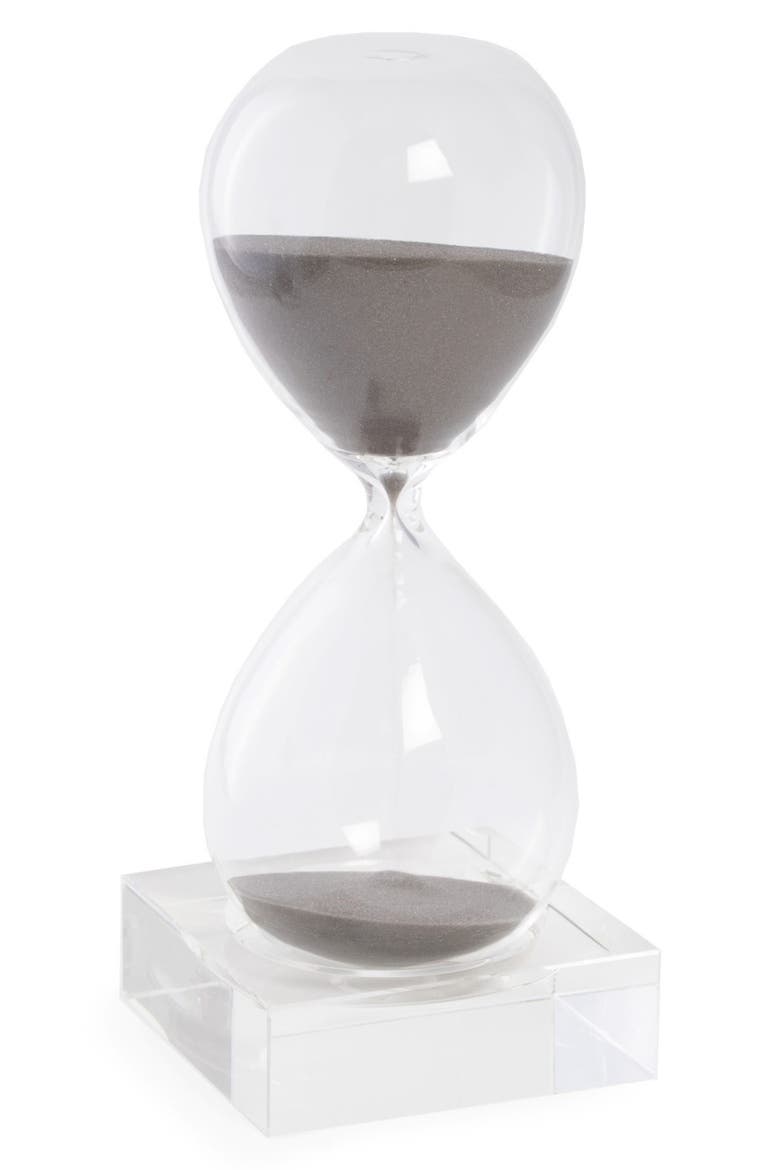 60 Minute Sand Timer, Main, color, CLEAR/GREY
