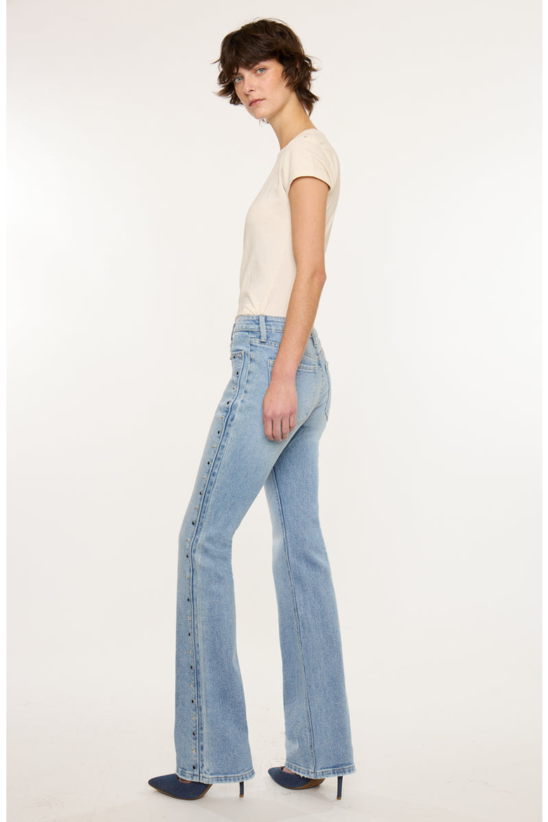 Linda Mid Rise Bootcut Jeans, Alternate, color, Medium Light