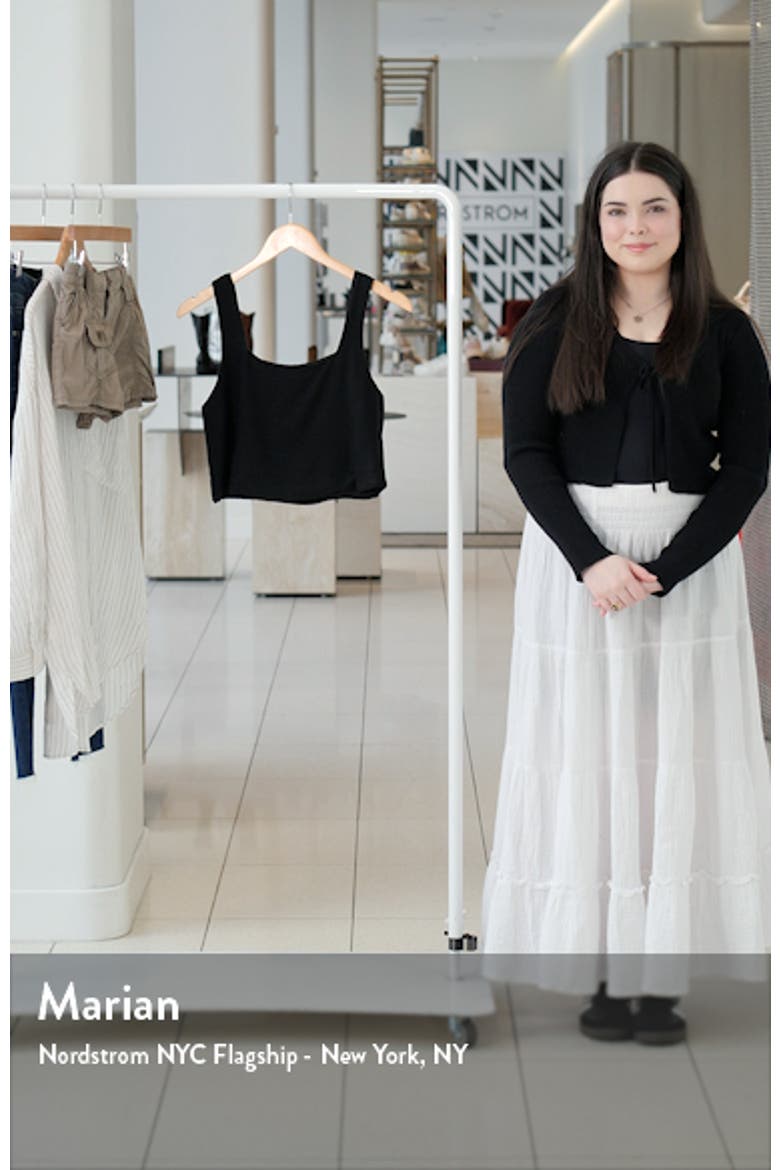 Eleanor Linen Crop Tank video