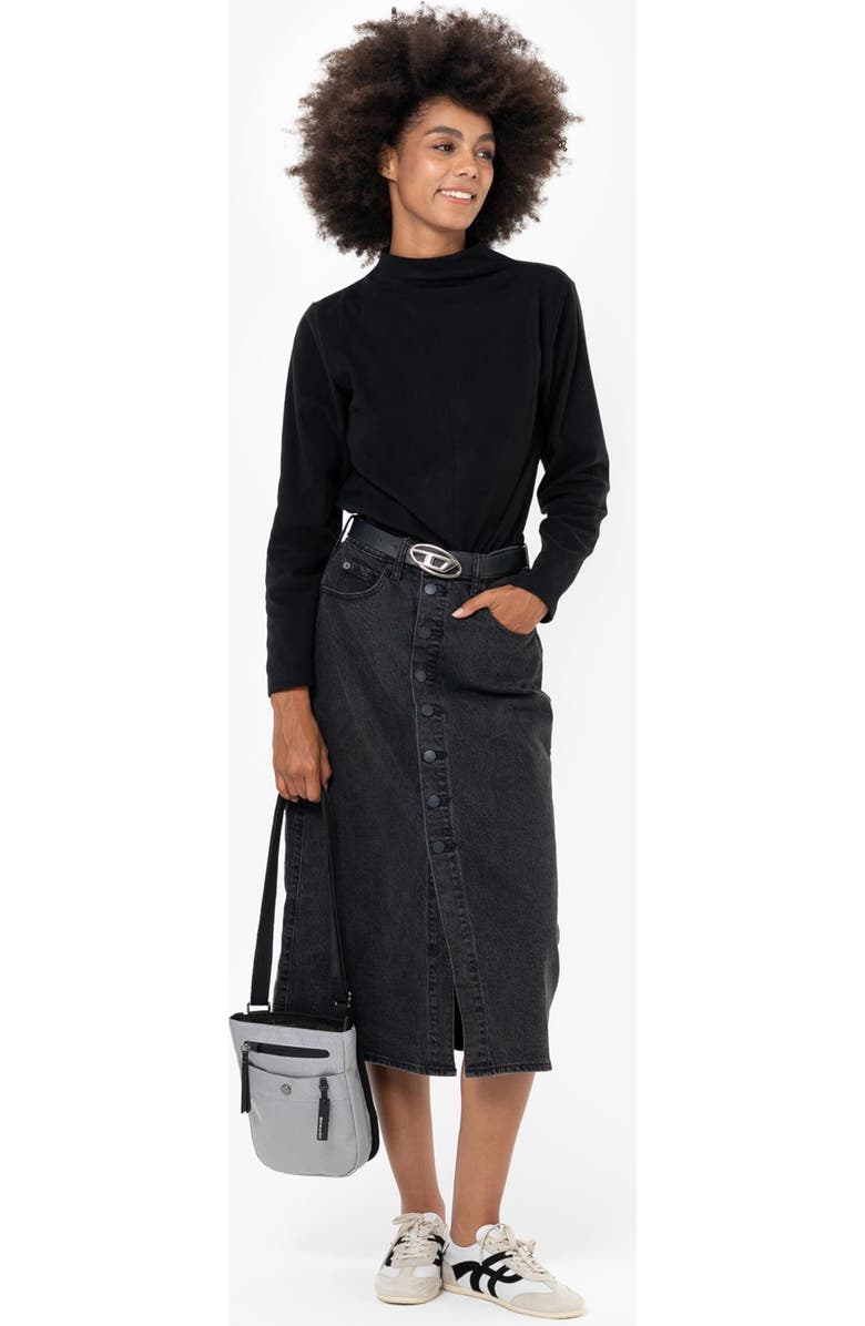 Sherpani Prima Anti Theft Crossbody Bag, Alternate, color, Sterling