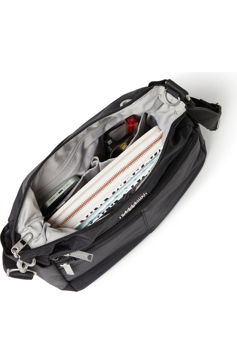 BAGGALLINI Securtex Anti-Theft Free Time Crossbody Bag, Alternate, color, Black