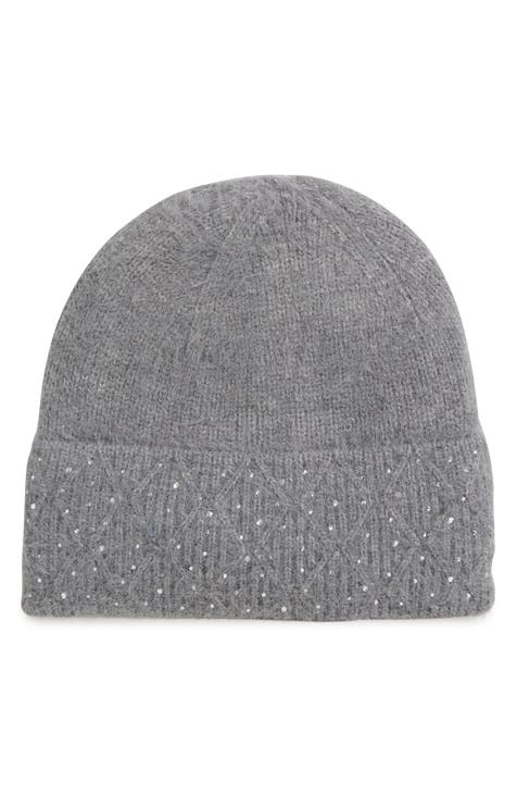 Stone Embellished Beanie