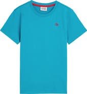 Scotch & Soda Kids' Logo Embroidered Organic Cotton T-Shirt