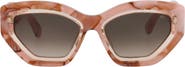 PHILIPP PLEIN 55mm Geometric Sunglasses
