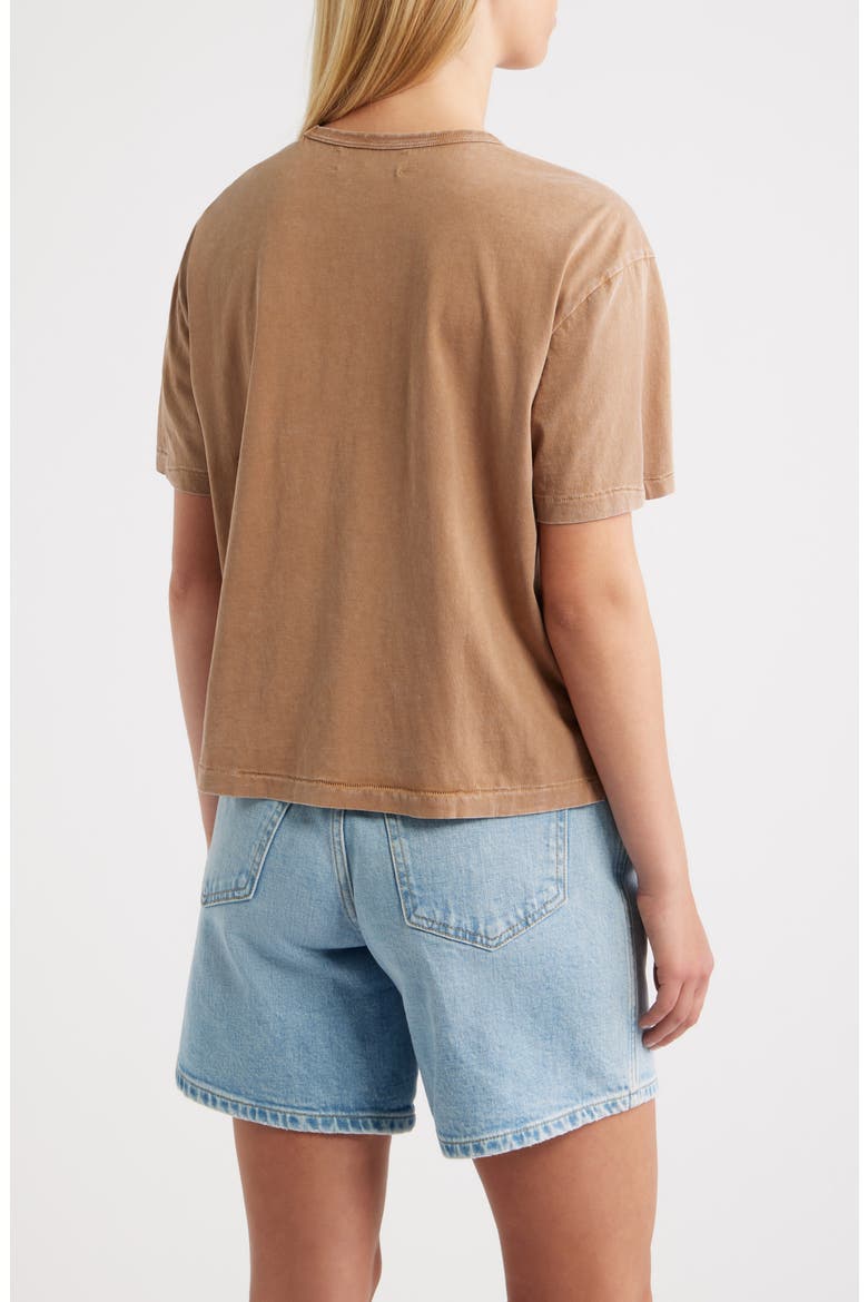 Acid Wash T-Shirt, Alternate, color, BURLAP