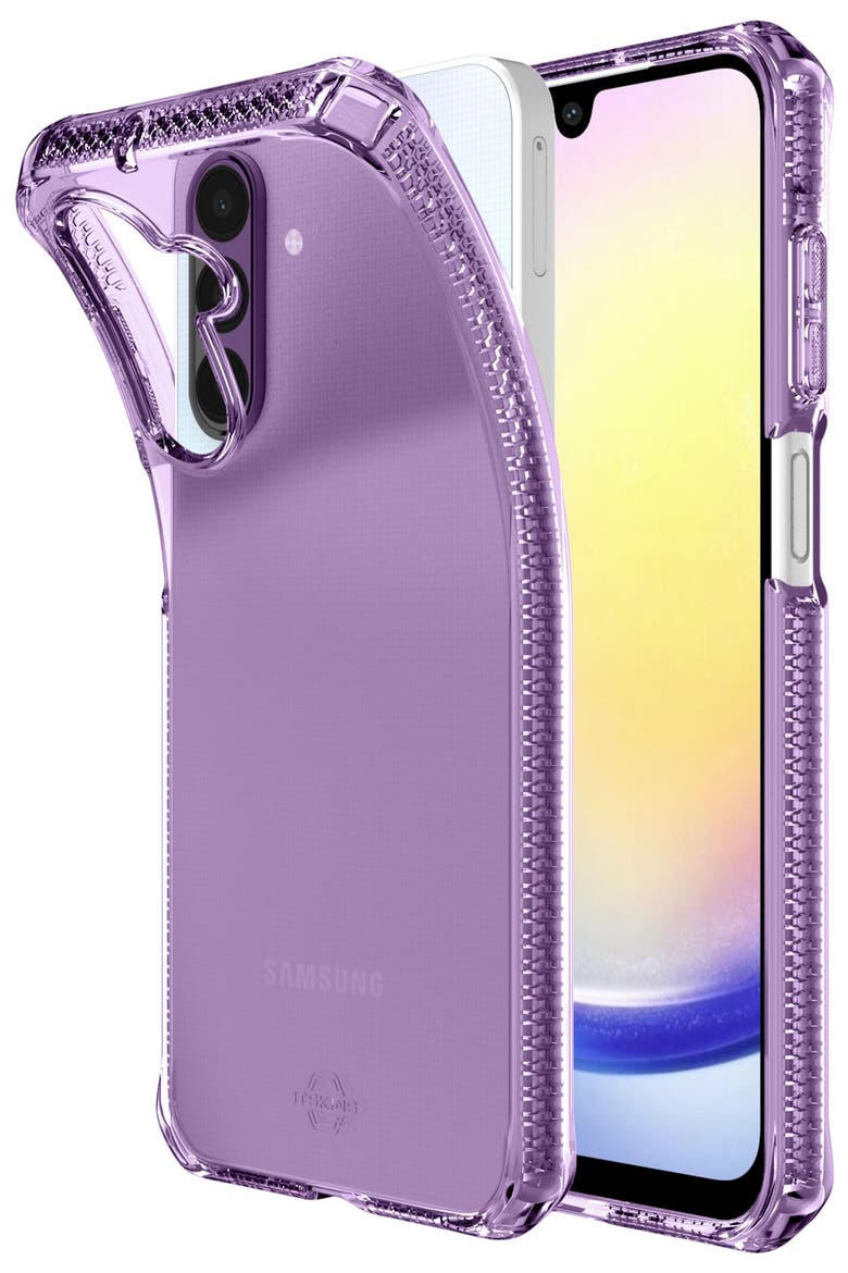 Spectrum_R Clear Case for Samsung Galaxy A26, Alternate, color, Purple