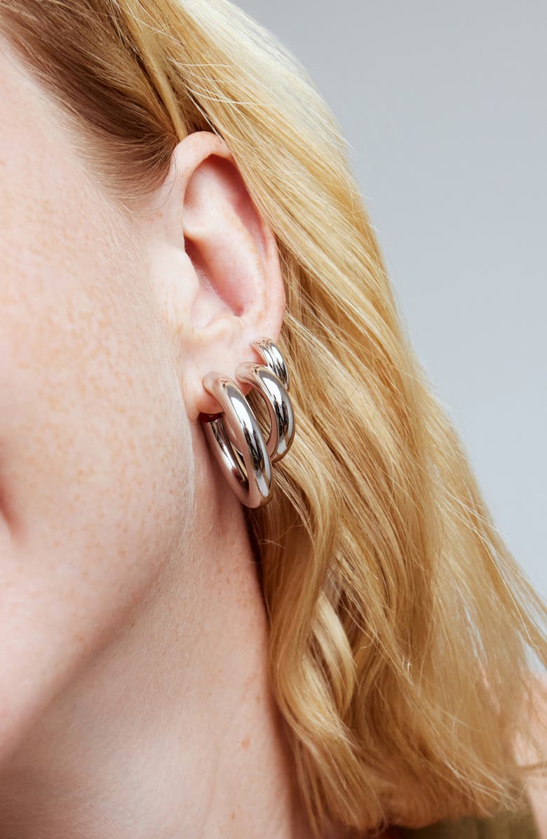 Ana Luisa Hoop Earrings - Tia Mini, Alternate, color, 