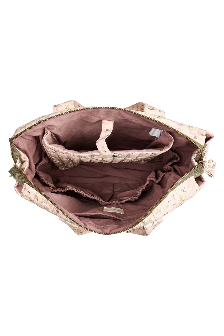 Printed Convertible Diaper Bag, Alternate, color, WILDFLOWER