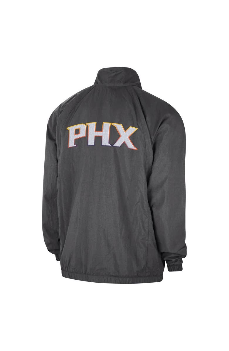 Jordan Brand Men's Jordan Brand Gray Phoenix Suns Courtside Statement Edition Jumpman Jam Full-Zip Jacket, Alternate, color, Gray