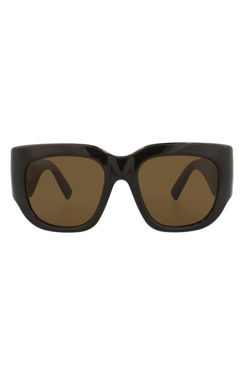 53mm Square Sunglasses