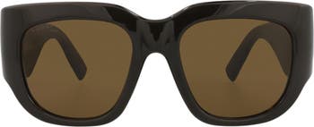 53mm Square Sunglasses