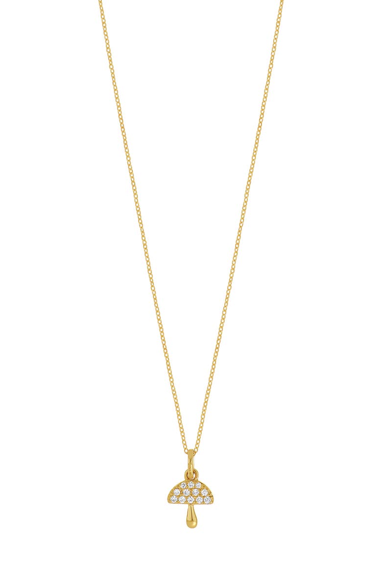 Bony Levy 18K Yellow Gold Pavé Diamond Mushroom Pendant Necklace, Main, color, 18K Yellow Gold