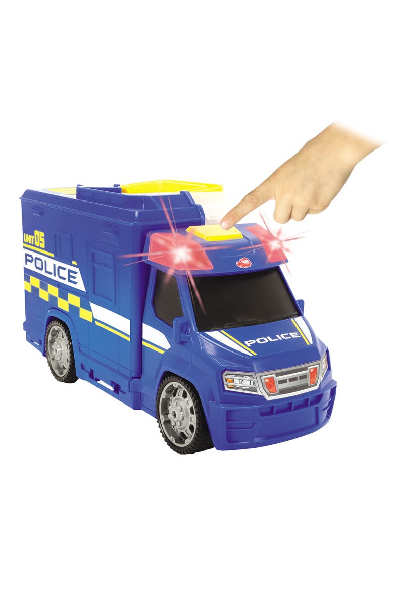 Dickie Toys HK Ltd Push And Play Sos Police Patrol Car, Alternate, color, Multicolored