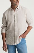 34 Heritage Linen Button-Up Shirt