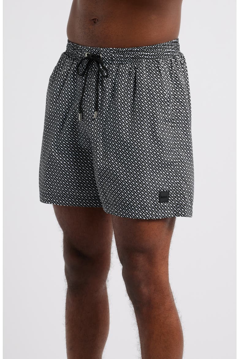 Ciro Swim Trunks, Alternate, color, BLACK