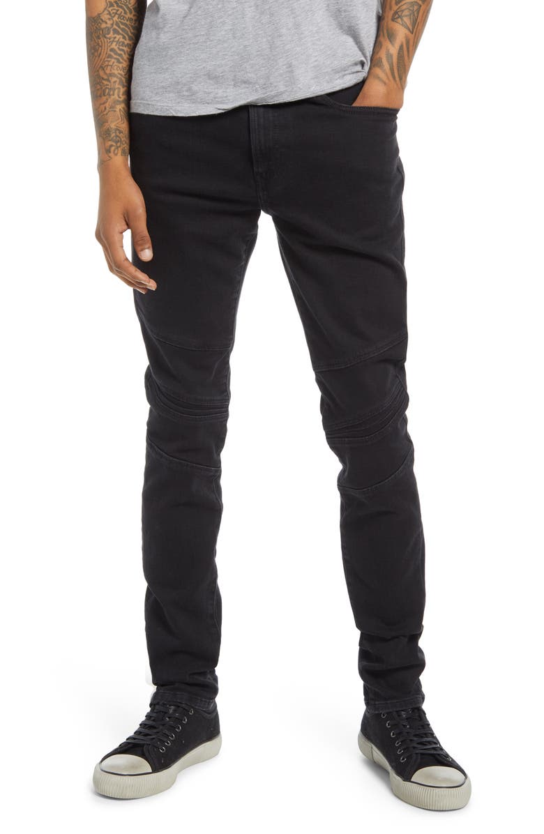 DIESEL<sup>®</sup> D-Amny Moto Skinny Jeans, Main, color, 