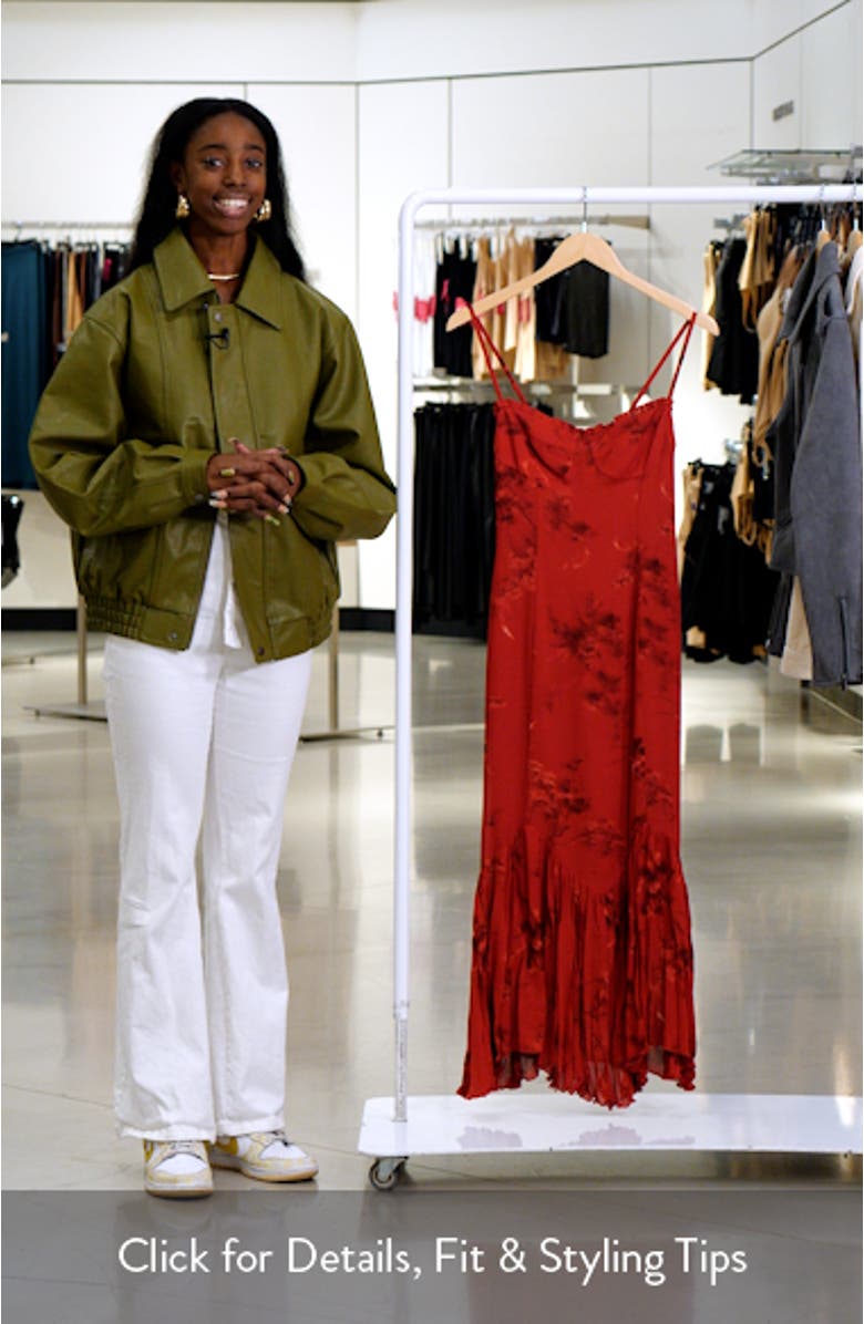 Aiko Pleated Slipdress