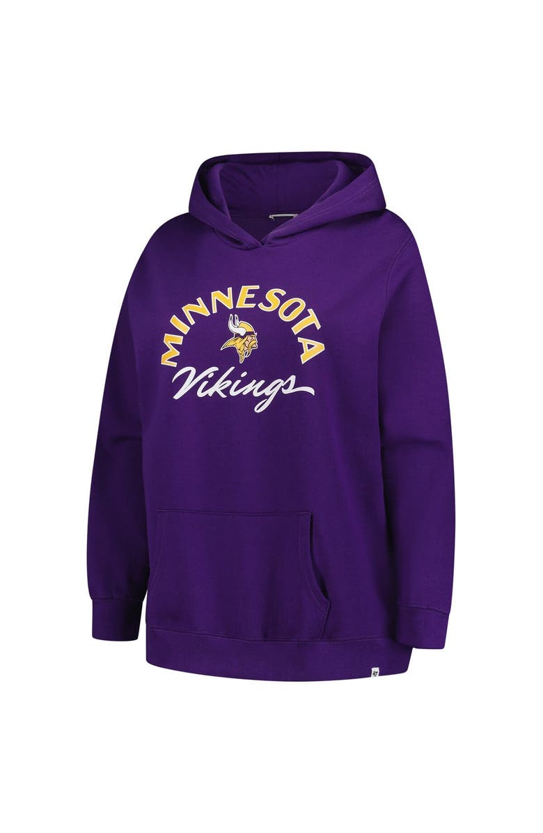 '47 Women's '47 Purple Minnesota Vikings Plus Size Whirlwind Naomi Hoodie, Alternate, color, Purple