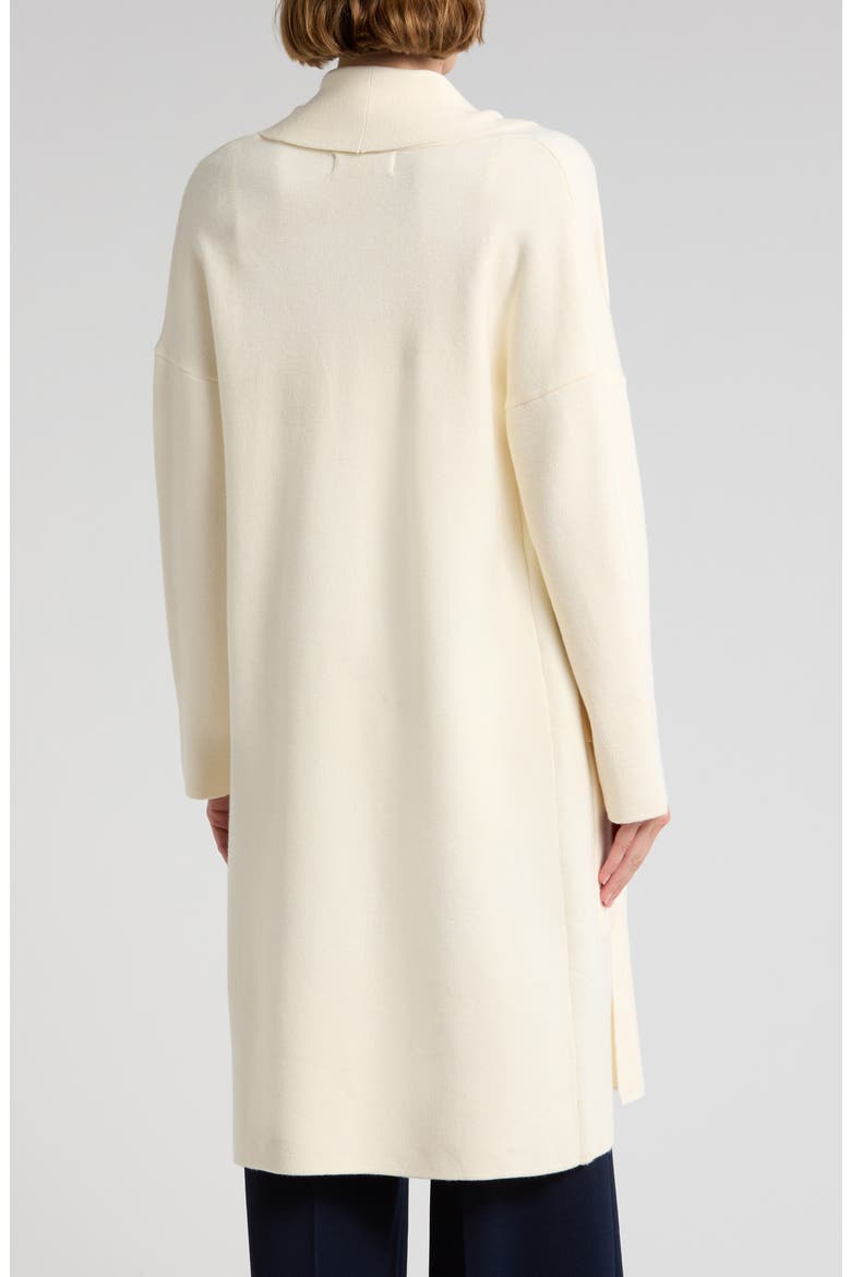 Alicia Open Front Long Cardigan, Alternate, color, GARDENIA