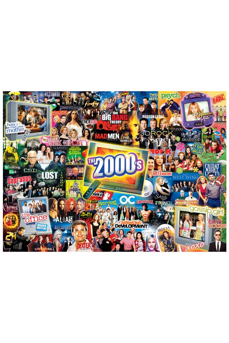 2000's Shows 1000 Piece Jigsaw Puzzle, Alternate, color, Multicolor
