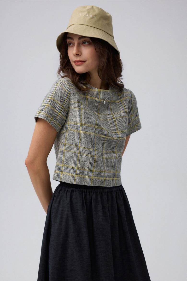 Plaid Theory Top, Alternate, color, plaid