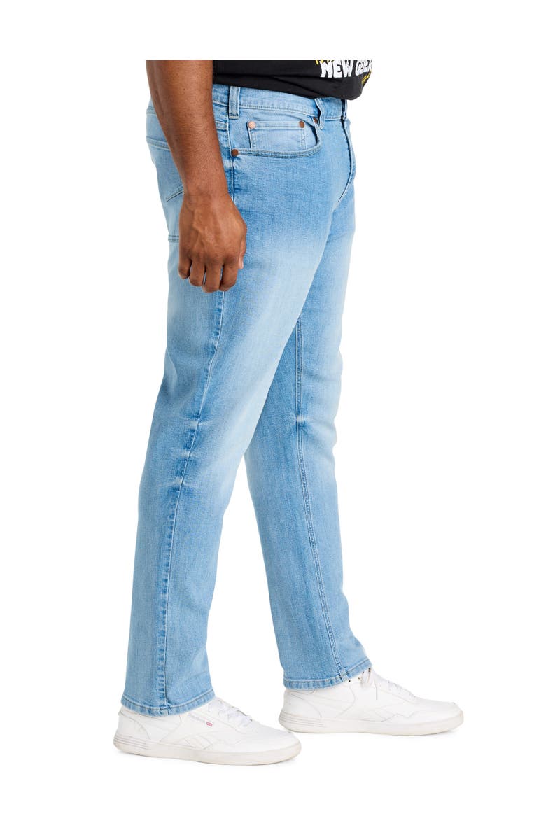 True Nation by DXL Big & Tall Tapered-Fit Jeans, Alternate, color, Lost At Sea